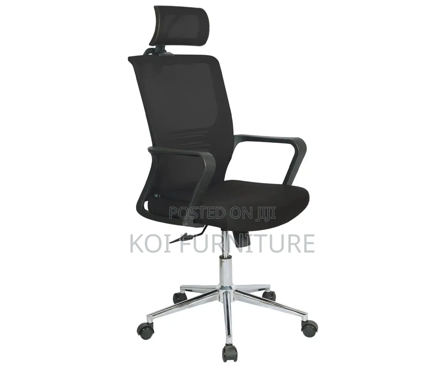 Office Chair : Modern Black Mesh Task Chair
