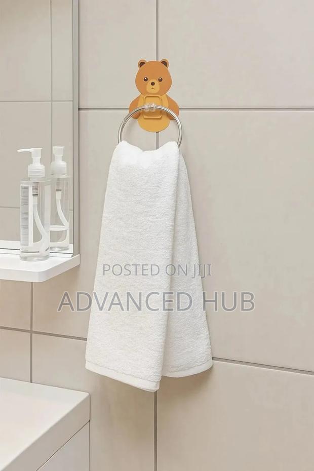 Punch Free Cartoon Themed Sink Towel Ring
