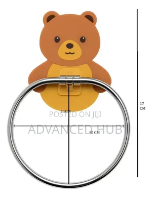 Punch Free Cartoon Themed Sink Towel Ring