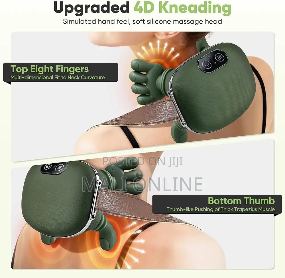 Intelligent Electric Neck Shoulder Massager With Heat 4d Kneading