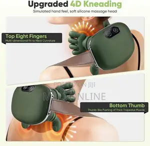 Intelligent Electric Neck Shoulder Massager With Heat 4d Kneading