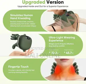 Intelligent Electric Neck Shoulder Massager With Heat 4d Kneading