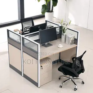Office Desk : 2-Way Modular Office Workstation