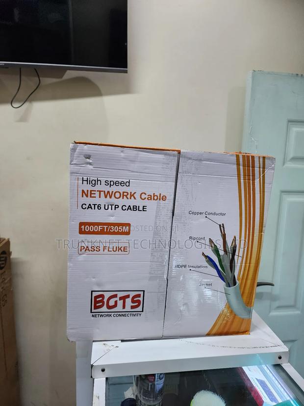 Cat 6 Ethernet Cable – High-Speed Rj45 Network Cable for Lan, Gaming - thumbnail 2
