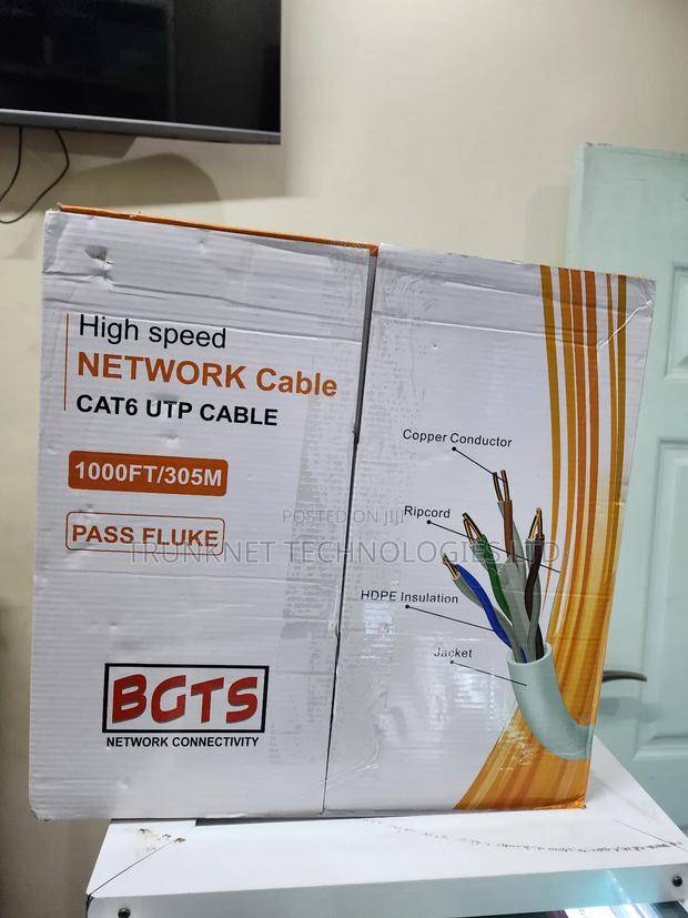 Cat 6 Ethernet Cable – High-Speed Rj45 Network Cable for Lan, Gaming - thumbnail 3