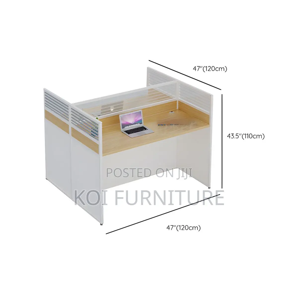 Office Desk : 2-Way Modular Office Workstation