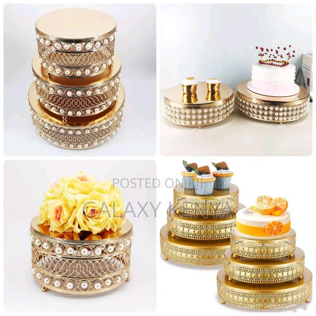 Iron Top Cake Stand -3pcs - main view
