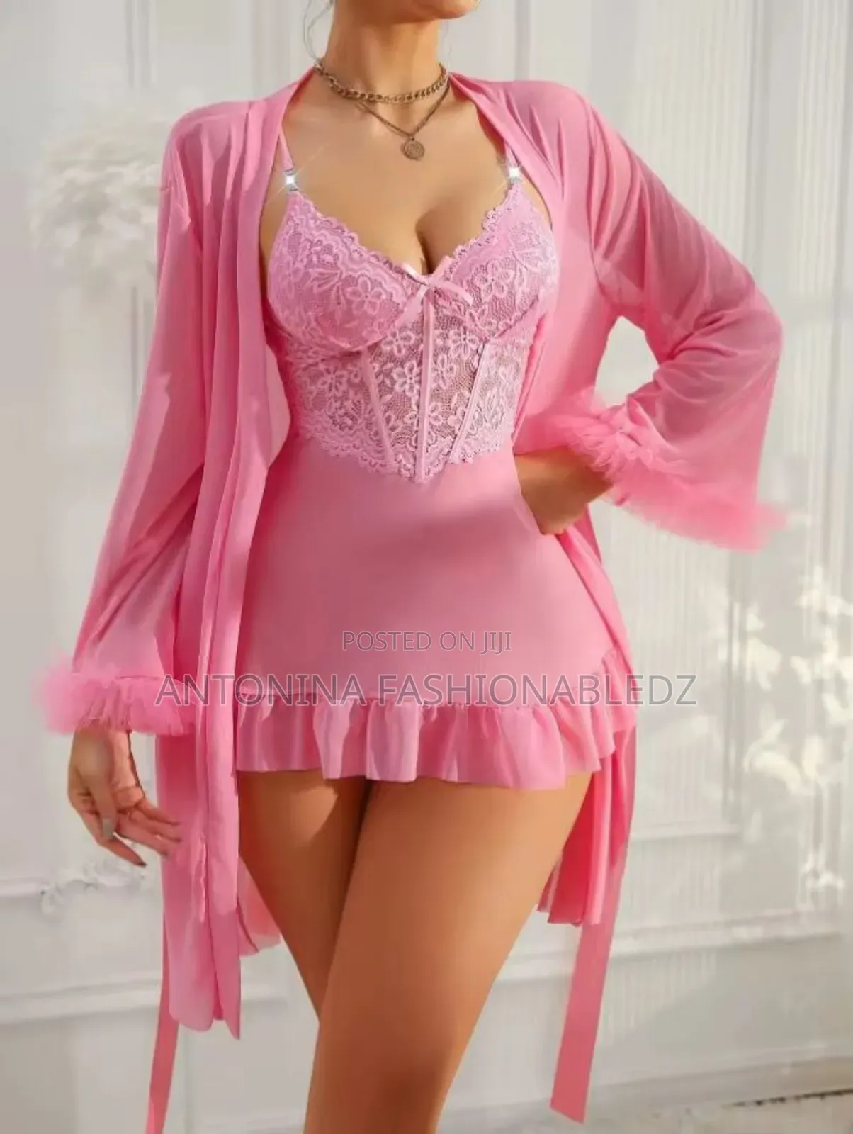 Sexy Lingerie Night Dress With Gown