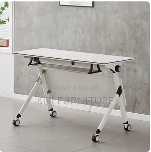 Office Table : Mobile Foldable Office Training Table