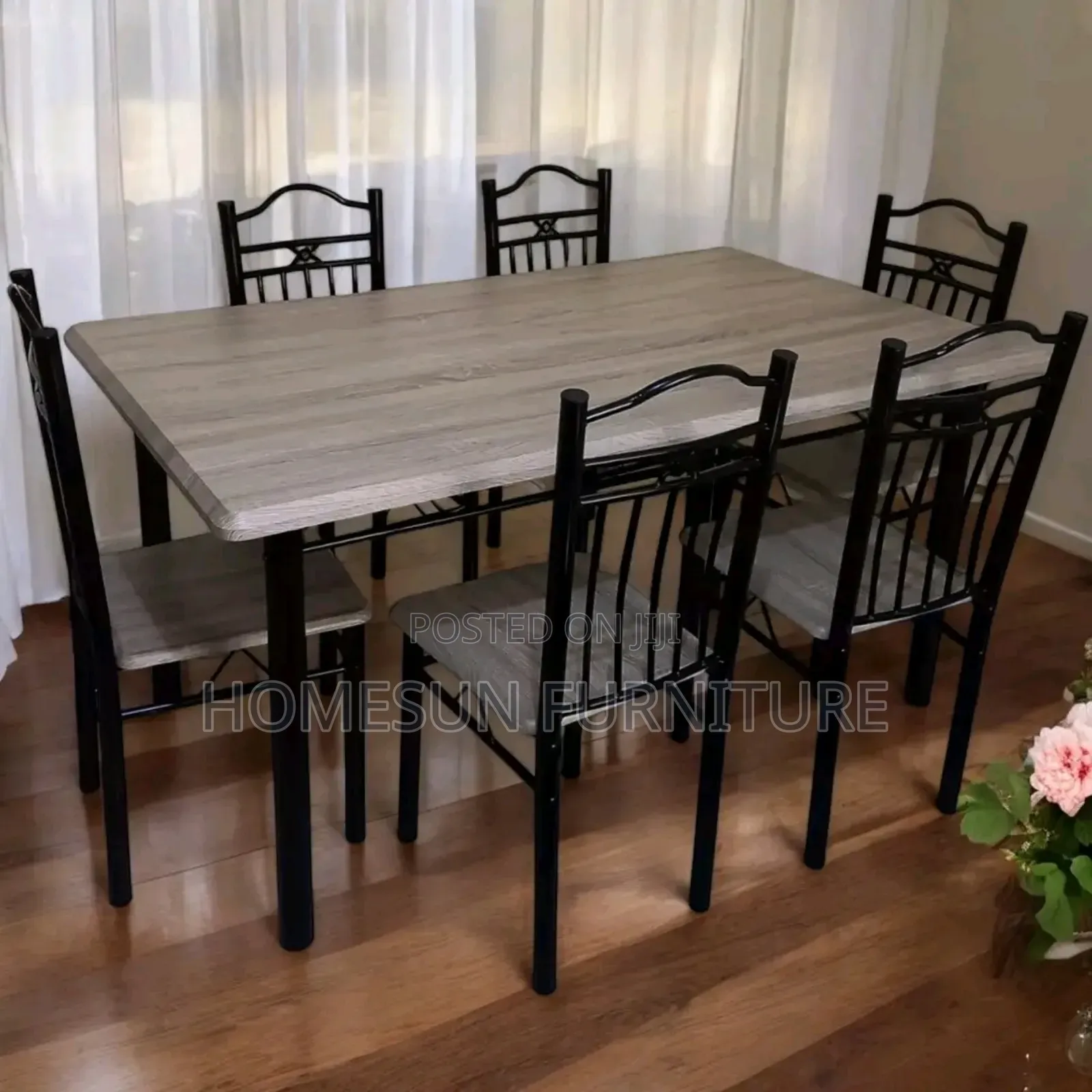 6 Seater Wood Dining Table