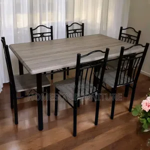 6 Seater Wood Dining Table