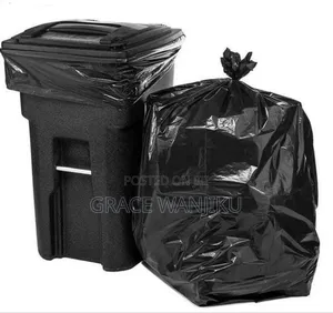 Big Size 50 Pieces Garbage Bags for Trash Bins
