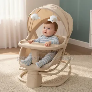 Smart Electric Baby Swing – App Control Soothing Comfort