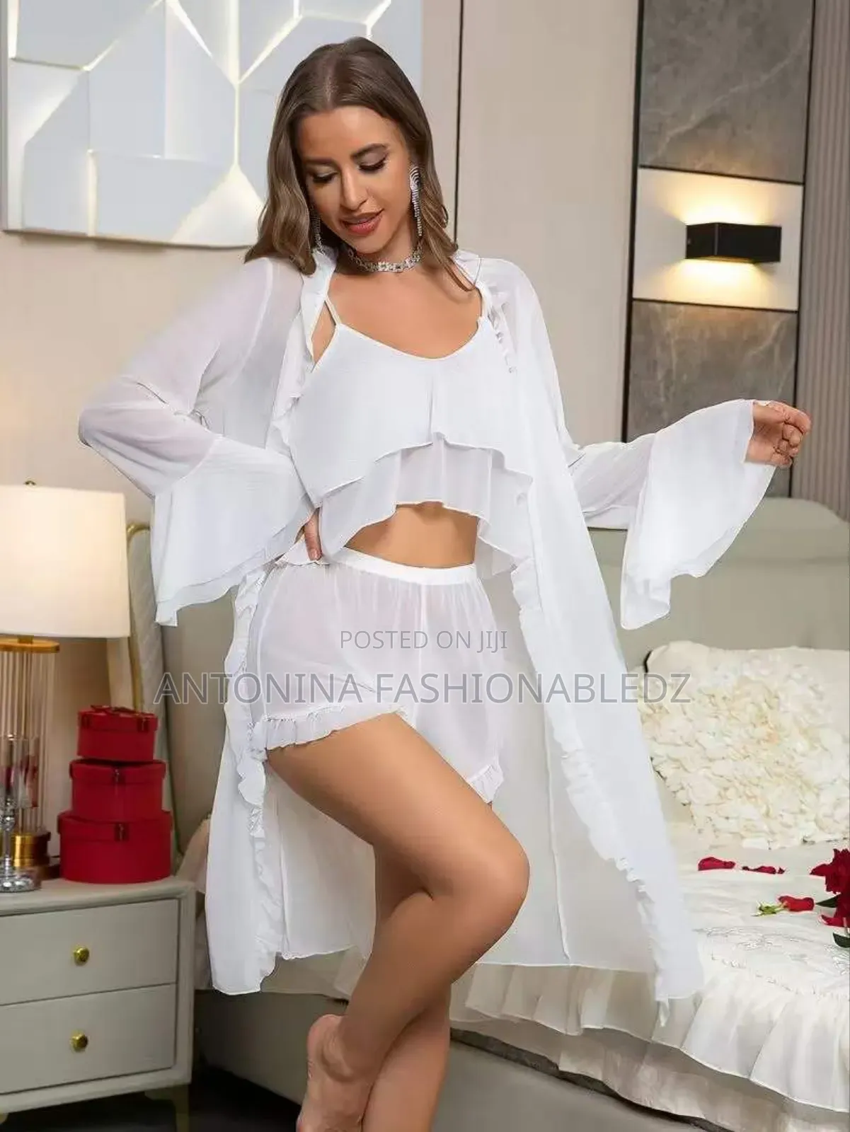 Sexxy 3pcs Set of Pajama and Gown