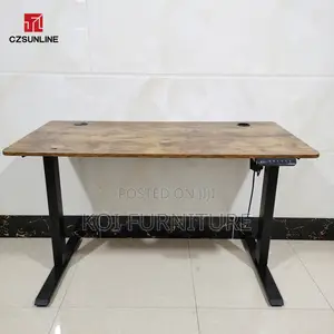 Office Desk: Modern 1.4m Electrical Height Adjustable Desk
