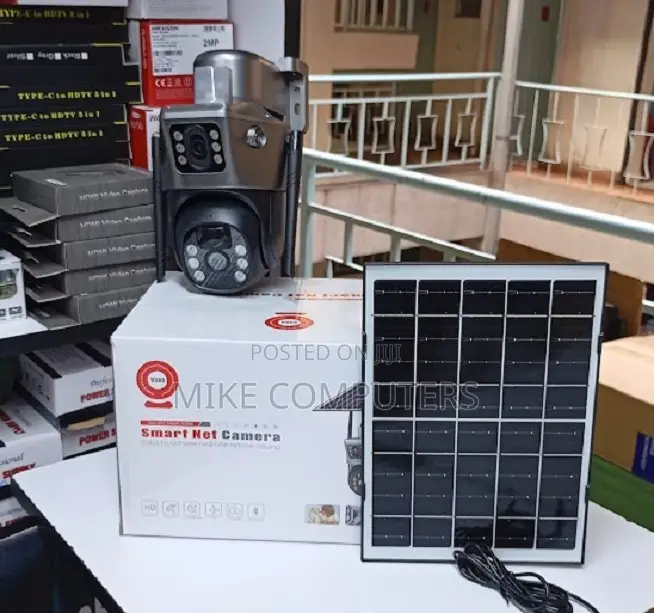 Dual Lens Solar CCTV With 4g Sim Wireless Solar 4g PTZ Security
