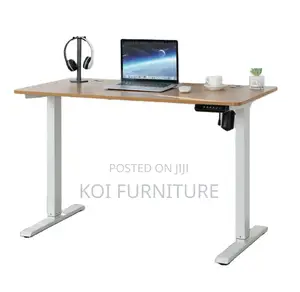 Office Desk: Modern 1.4m Electrical Height Adjustable Desk