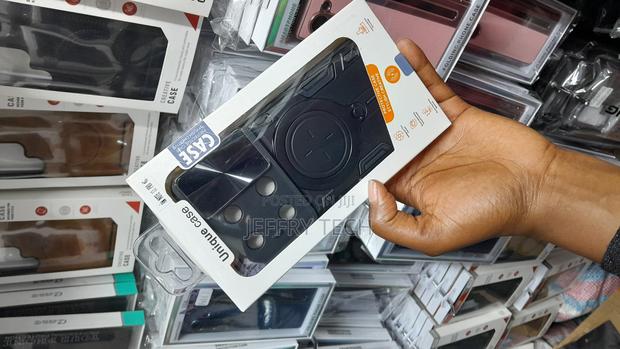 Cotni Magnetic Ring Hard Camshield Case for Redmi Note 13 Pro 4g -Blac - thumbnail 3