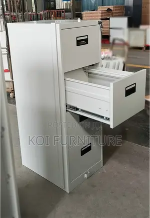 Office Cabinet : Generic 4 Drawer Filing Cabinet With Security Bar