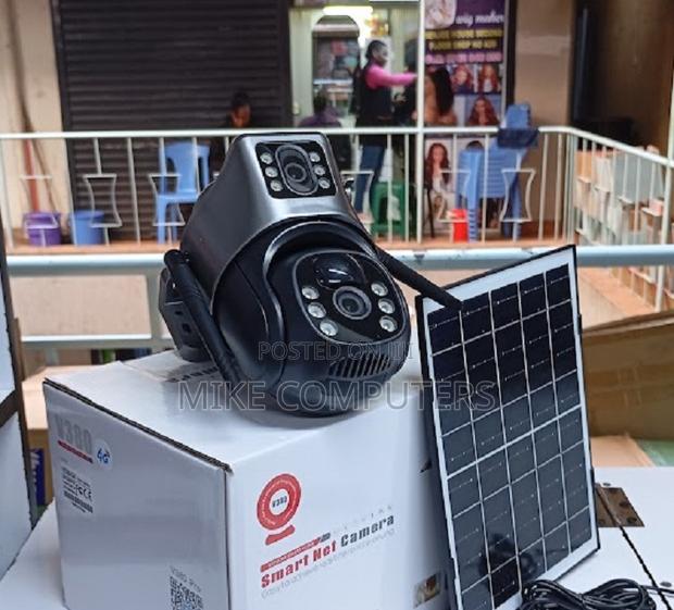 4g Dual Len Solar CCTV Camera Solar 4g PTZ CCTV - main view