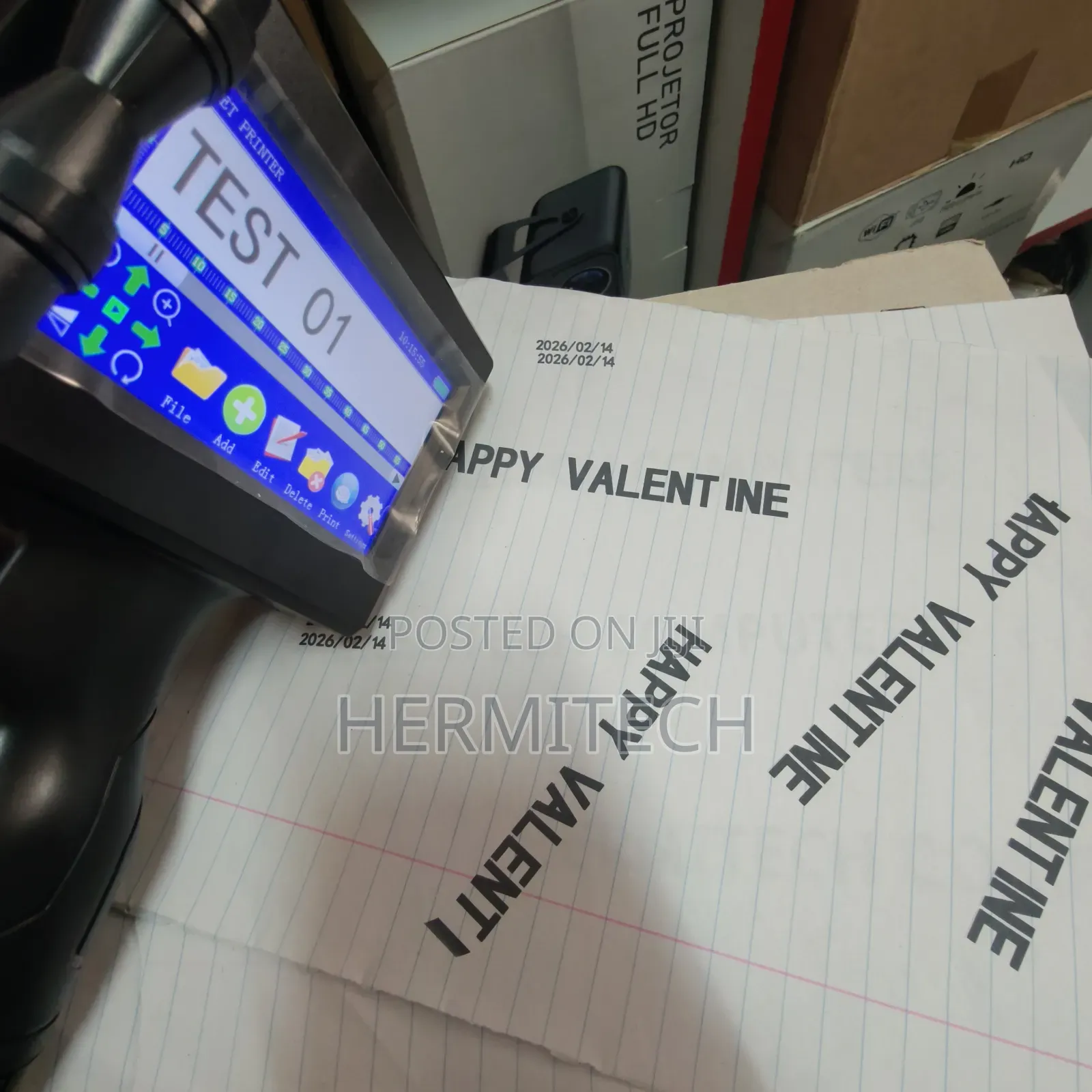 Printers With Coloured Cartridges Handheld Inkjet Printer Machine