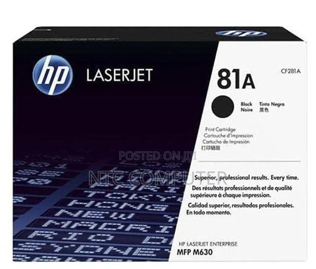 Hp 81a Black (Cf281a) Original Laserjet Toner Cartridge