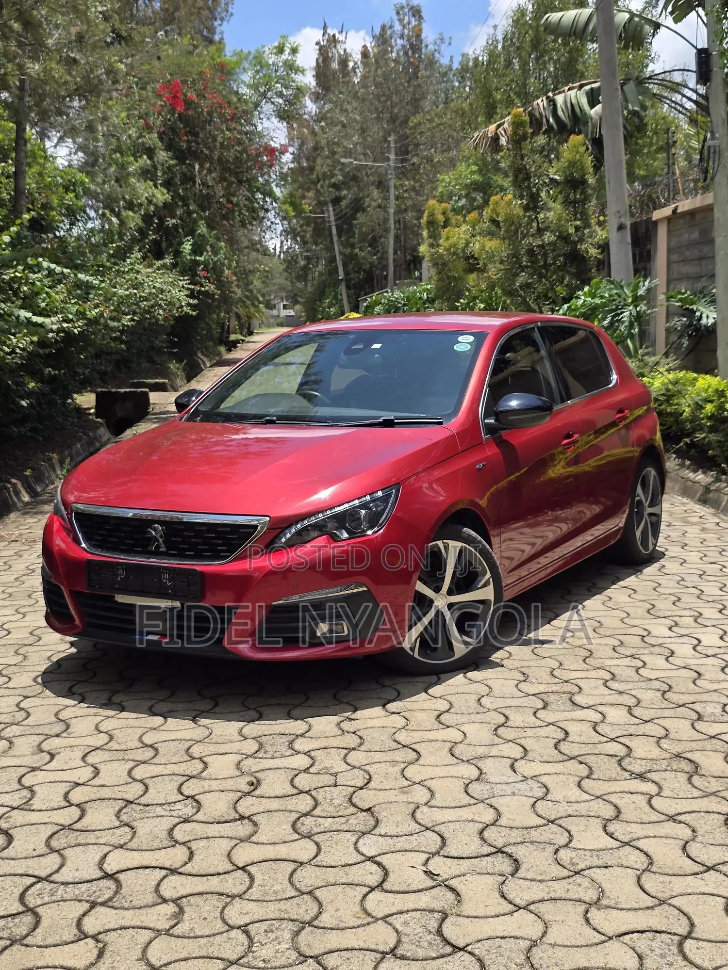 Peugeot 308 2017 Red