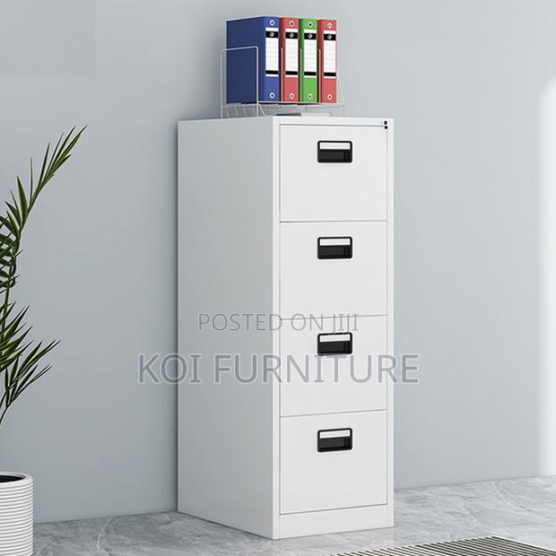 Office Cabinet : 4-Drawer Steel Office Cabinet