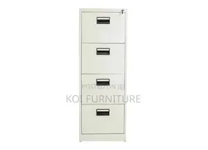 Office Cabinet : 4-Drawer Steel Office Cabinet