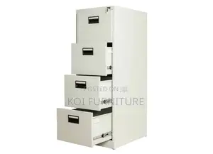 Office Cabinet : 4-Drawer Steel Office Cabinet