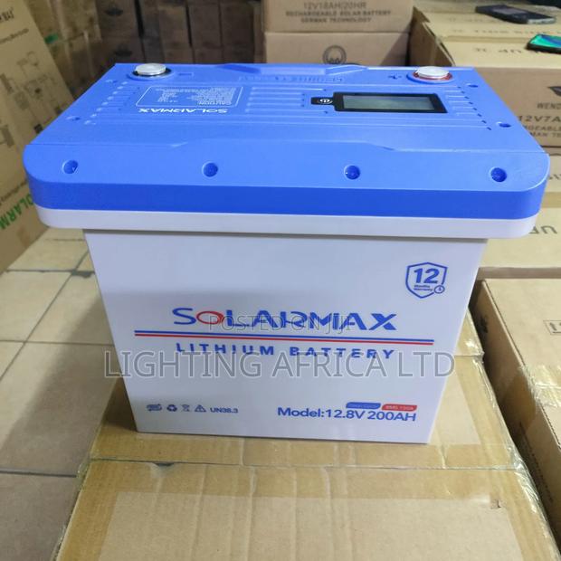 200ah - 12v Solarmax Lithium Solar Battery - Tv,Mini Fridge Lights