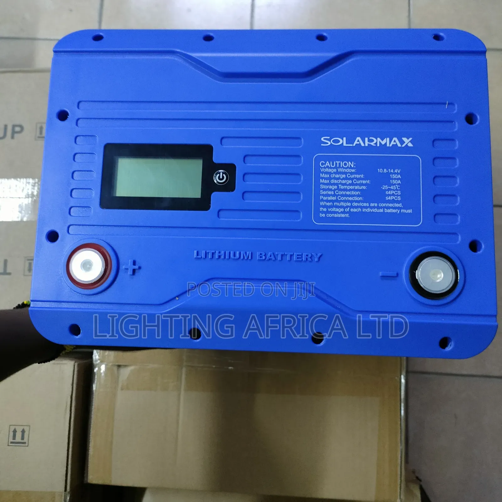 200ah - 12v Solarmax Lithium Solar Battery - Tv,Mini Fridge Lights