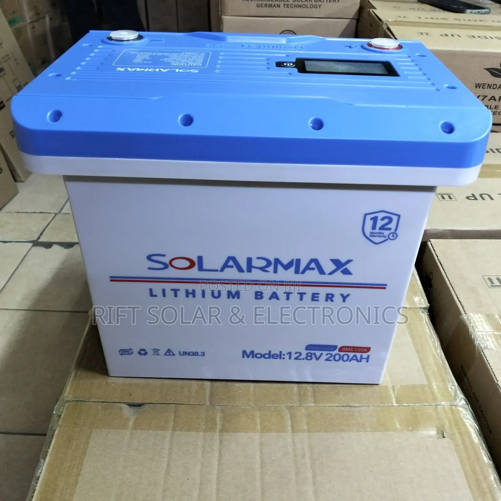 Solarmax 200ah - 12.8v Lithium Solar Battery Suitable for Home Use