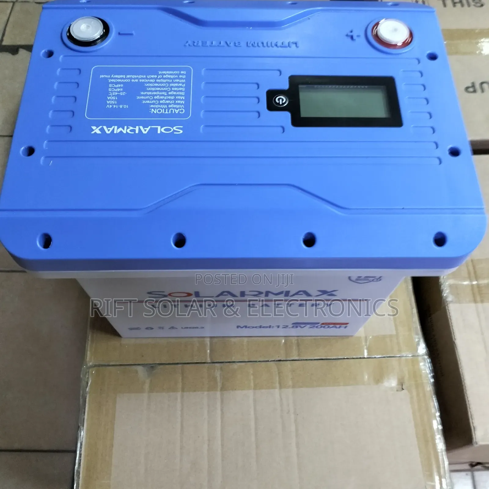 Solarmax 200ah - 12.8v Lithium Solar Battery Suitable for Home Use