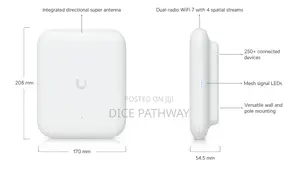 Unifi U7 Outdoor Wi-Fi 7 Access Point (U7-Outdoor)