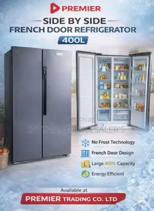 Refrigerator 400 Litres Side by Side Door