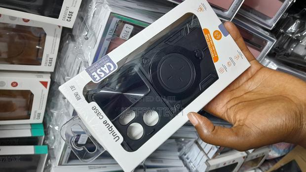 Katty Magsafe Ring Stand Hard Case for Oppo Reno 13f-Black - thumbnail 2