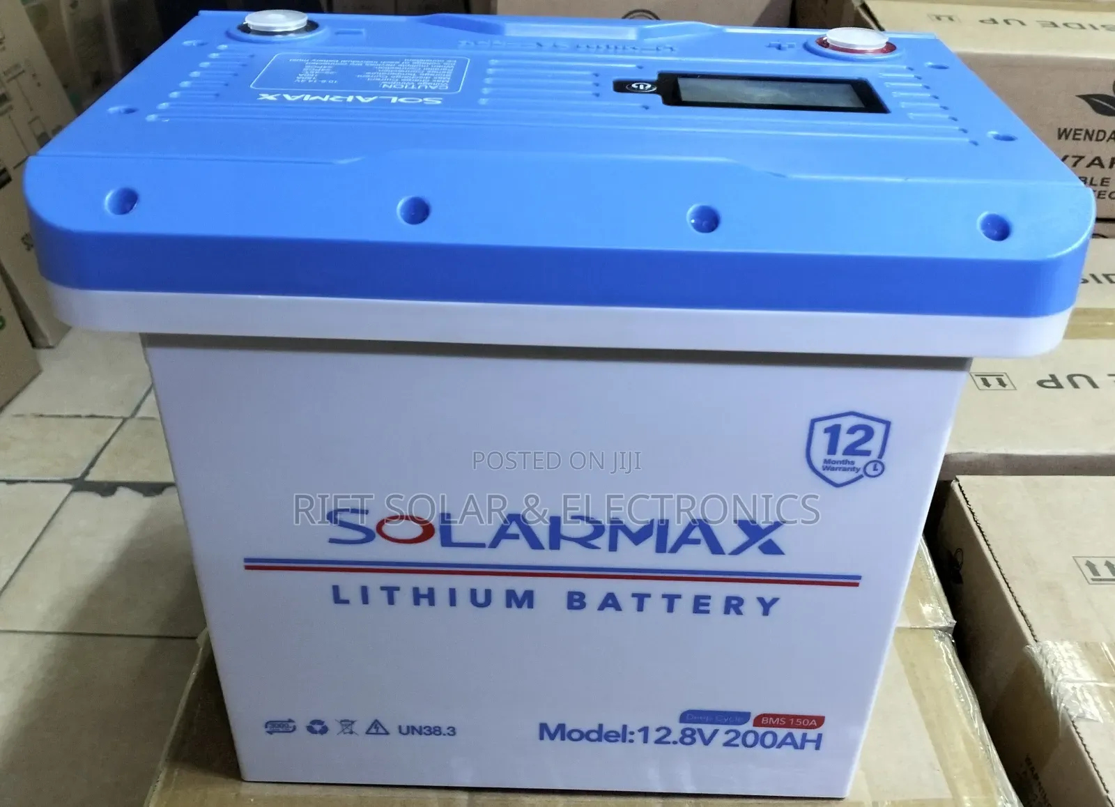 Top Quality Solarmax Lithium Ion 12.8v - 200ah Solar Battery