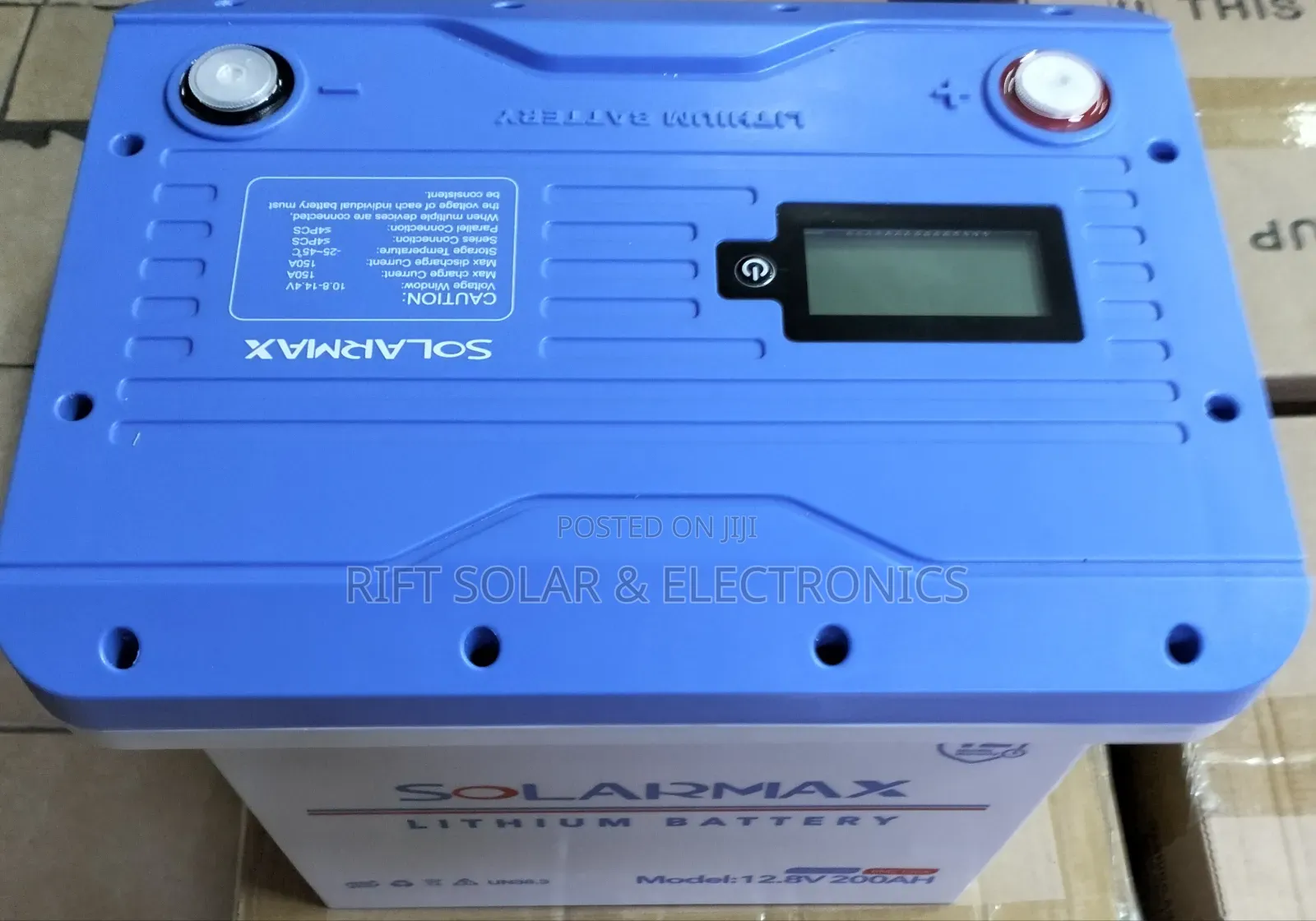 Top Quality Solarmax Lithium Ion 12.8v - 200ah Solar Battery
