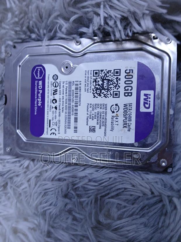 500gb HDD Purple Survelliance Wd