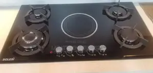 Bolesi 4 Gas Burners + Infrared Electric Built-in Hob