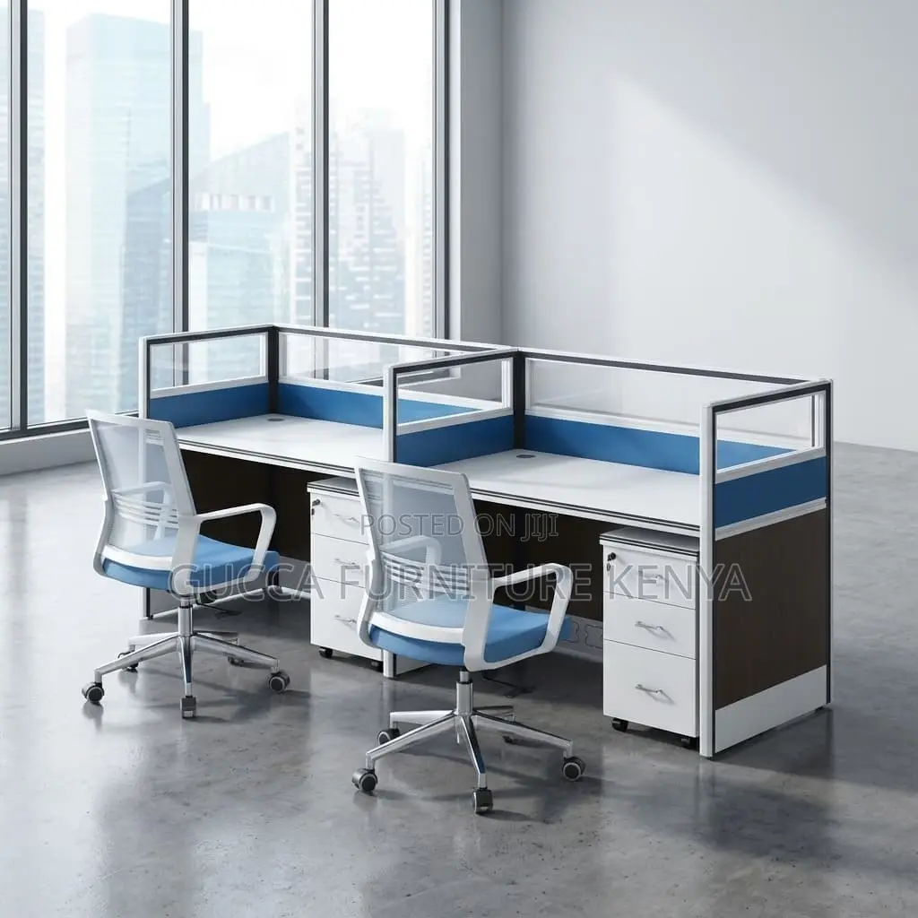 2-door Modular Straight Office Workstation