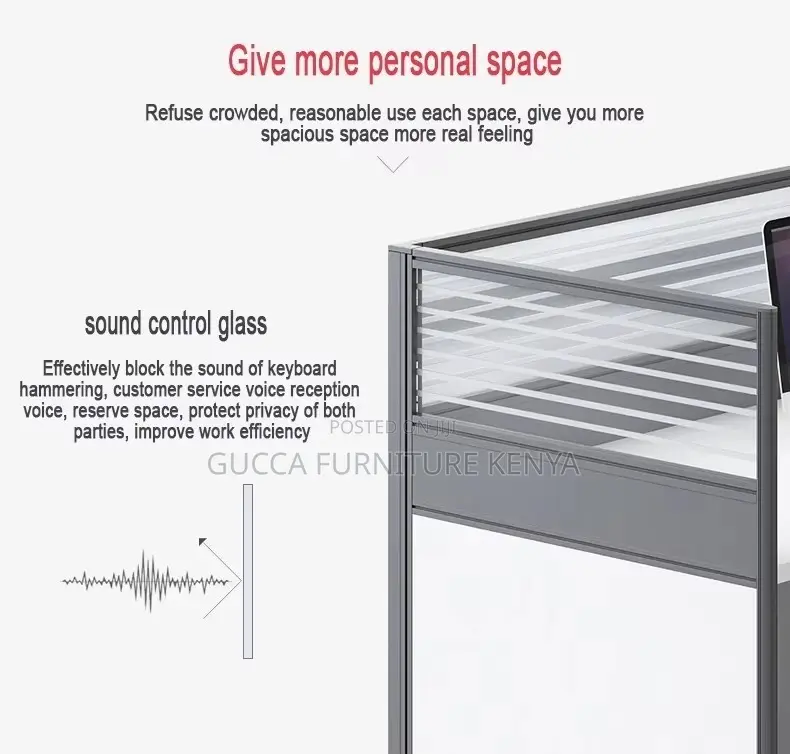 2-door Modular Straight Office Workstation
