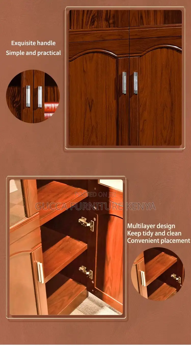 3-door's Mahogany Office Filling Cabinet