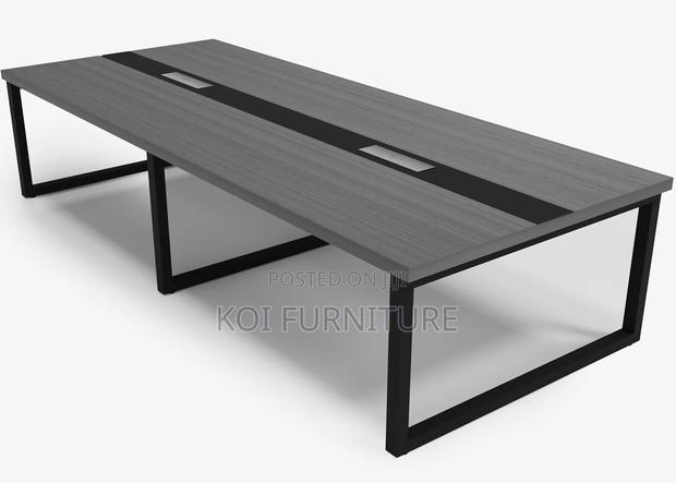 Office Table : 2.4 Meter Office Boardroom MDF Conference Table - thumbnail 6