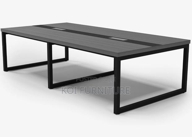 Office Table : 2.4 Meter Office Boardroom MDF Conference Table - thumbnail 10