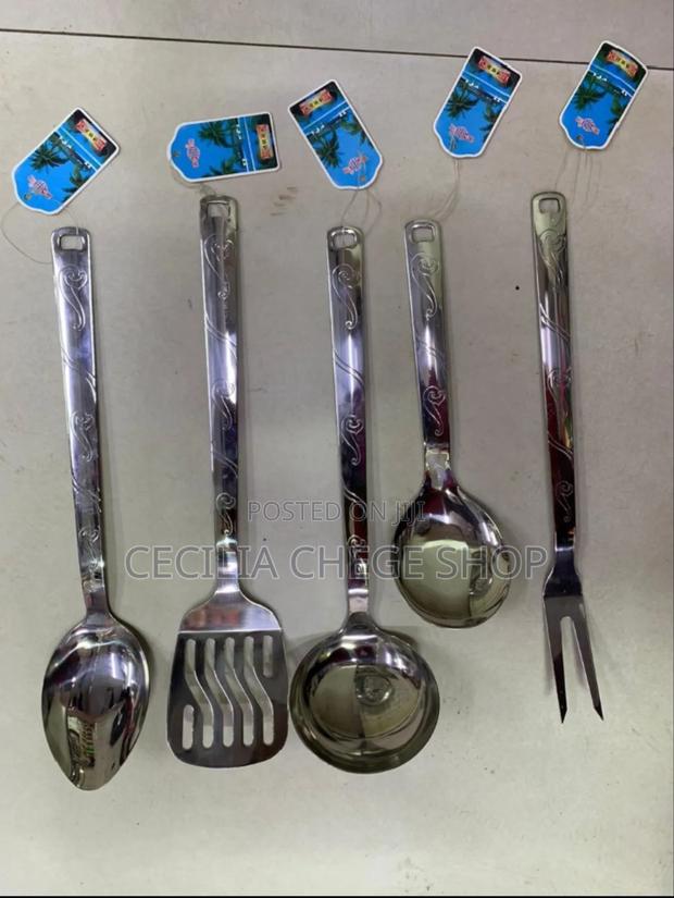 Steel Serving Spoons