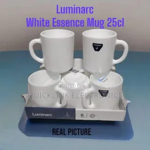 *Set of 6 Luminarc 25cl Cups 