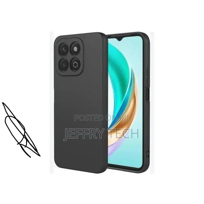 Silicon Back Case for Huawei Honor X6b - Black