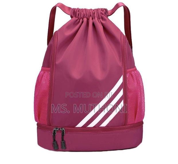 Functional Waterproof Sports Drawstring Backpack - thumbnail 2